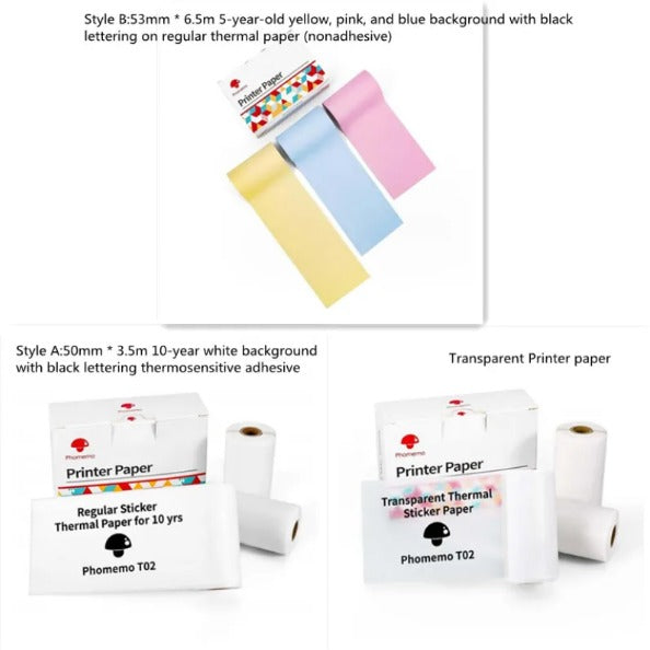 Portable Mini Printer Bluetooth-compatible